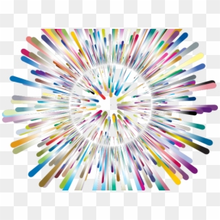 Explosions Clipart Rainbow - Circle - Png Download