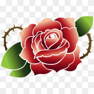 Red Rose Svg Clipart