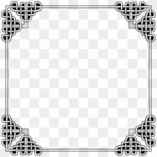 Borders And Frames Celts Celtic Knot Picture Frames - Illuminated Manuscript Borders Png Clipart