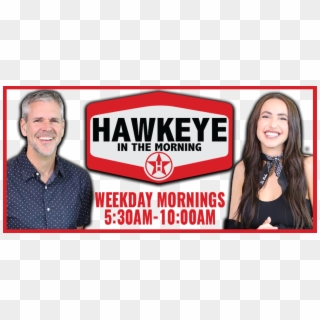 Join Mark “hawkeye” Louis And Connected K Weekday Mornings - Girl Clipart