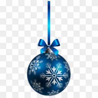Free Png Large Transparent Blue Christmas Ball Ornament - Christmas Ball Blue Png Clipart