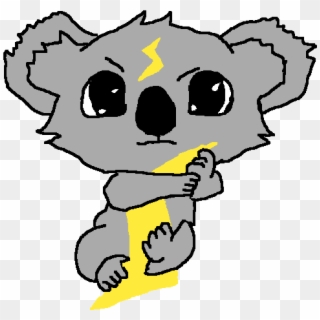 Electric Koala - Cartoon Clipart