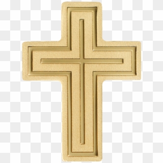 Golden Cross Png - Golden Crucifix Clipart