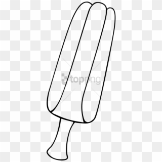 Free Png Popsicle,ice - Ice Lolly Clipart Black And White Transparent Png