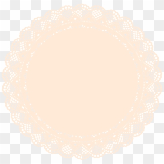 Small - White Doily Png Clipart