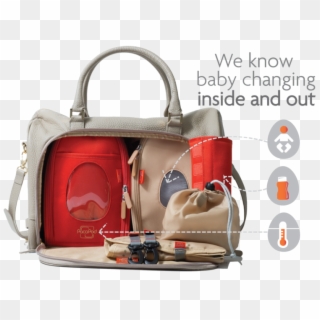 Stroller Clip Handbag - Pack A Pod Nappy Bag - Png Download