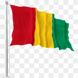 Guinea Waving Flag Png Image - 26 January Flag Png Clipart