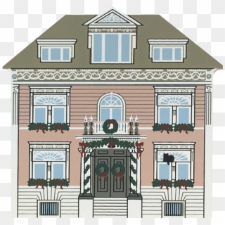 Spreckels Mansion, San Francisco Christmas Series - House Clipart