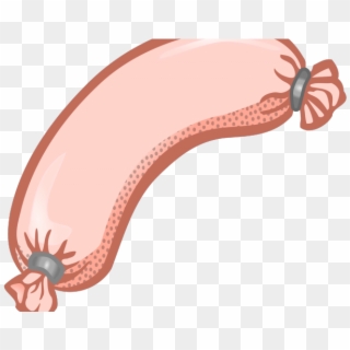 Sausage Clipart Pink - Sausage Clipart Black And White - Png Download