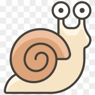 Snail Emoji Icon - Caracol Icon Clipart