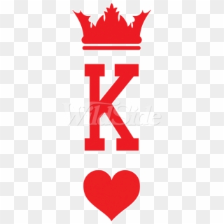 King Of Hearts Crown Heart - Crest Clipart