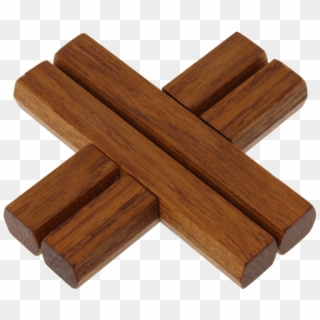 Double Cross - Plywood Clipart