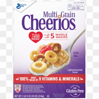 Multi Grain Cheerios Gluten Free Cereal, 18 Oz - Multi Grain Cheerios Nutrition Facts Clipart