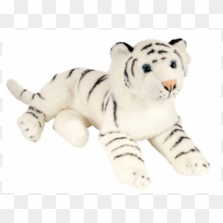 Wholesale Wild Republic 12766 Cuddlekins Laying White - White Tiger Stuffed Animal Clipart