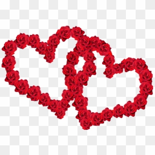 Valentine Red Roses Heart Romance Symbol - Love Clipart