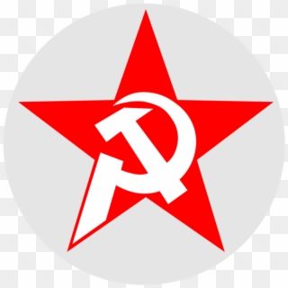 Flag Of The Soviet Union Hammer And Sickle Communism - Hammer And Sickle Circle Png Clipart