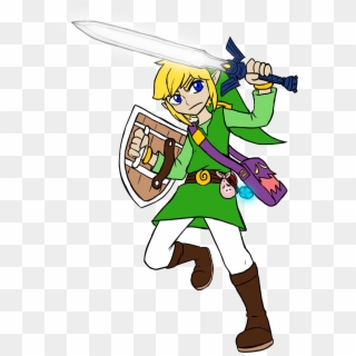 Link, Hero Of Wind - Cartoon Clipart