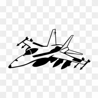 Transport Drawing Fighter Jet - Fighter Aircraft Clipart