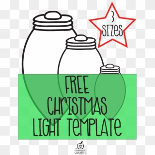 Free Printable Christmas Light Template - Free Christmas Light Template Clipart