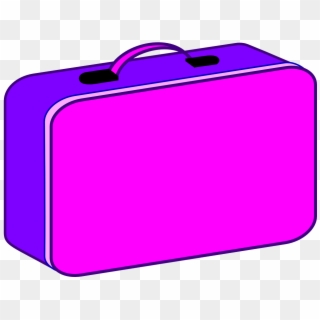 Suitcase Travel Luggage Bag Png Image - Clip Art Lunchbox Transparent Png