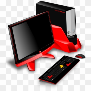 Free To Use Public Domain Desktop Computer Clip Art - Gaming Computer Clipart - Png Download