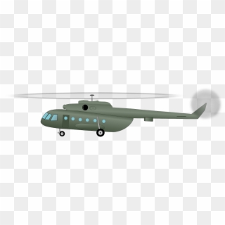 Helicopter Chopper Army Png Image - Mi 17 Helicopter Clip Art Transparent Png