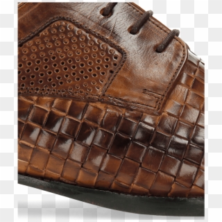 Derby Shoes Woody 10 Perfo Mesh Tan Ls Brown - Leather Jacket Clipart