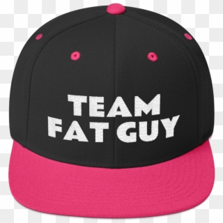 Team Fat Guy Snapback Hat - Baseball Cap Clipart