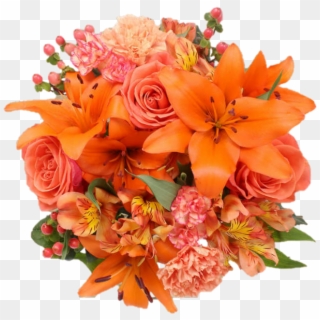 Bold Orange Bouquet - Bouquet Clipart