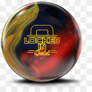 Gold Bowling Ball Png - Storm Locked In Gold Clipart