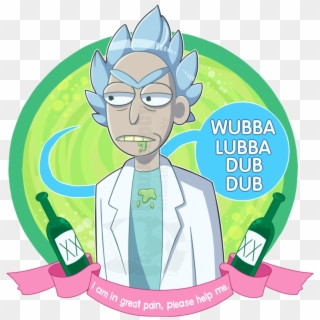 Rick And Morty Wubba Lubba Dub Dub Png - Wubbalubbadubdub Png Clipart