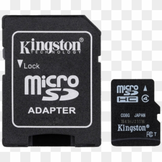 Kingston Micro Sd Class 10 16gb Png , Png Download - Micro Sd Clipart