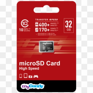 Mycandy Micro Sd Card 32gb Class - Usb Flash Drive Clipart
