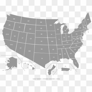 Corporal Punishment States , Png Download - 9 Regions Of The United States Clipart
