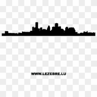 City Skyline Silhouette , Png Download - City Skyline Silhouette Wallpaper Hd Clipart