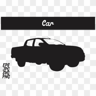 Car Silhouette Svg Vector Image Graphic By Arief Sapta - Easter Egg Vector Svg Clipart