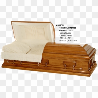 Maple Wood Coffin Clipart