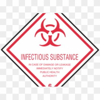 Biohazard Symbol Clipart Infectious Substance - Infectious Substance - Png Download