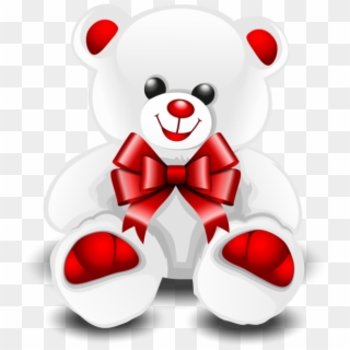 Teedy Bear, Panda Bears, Bear Cartoon, - White Teddy Bear Clipart - Png Download