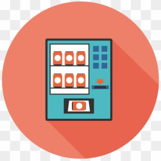 Buy It Supplies From Vending Machines - Circle Clipart