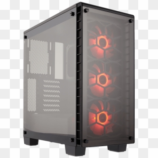 Crystal Series 460x Rgb Compact, Tempered Glass, No - Corsair Crystal Series 460x Clipart