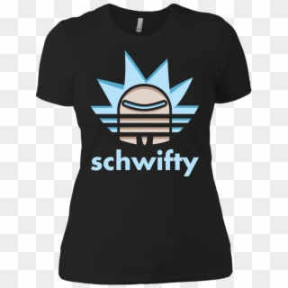 Rick And Morty Schwifty Shirt , Png Download - Adidas Rick And Morty Clipart