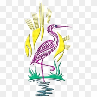 Flamingo Bird Nature Tropical Png Image - Heron Tattoo Clipart