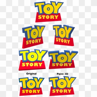 Fan Creationi Recreated The Toy Story Logo In Paint - Toy Story 3 Clipart