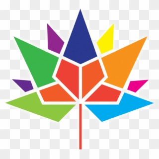 Canada Day Logo Glow - Canada 150 Maple Leaf Clipart