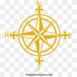 Pic Of Compass Rose - Compass Rose Clipart