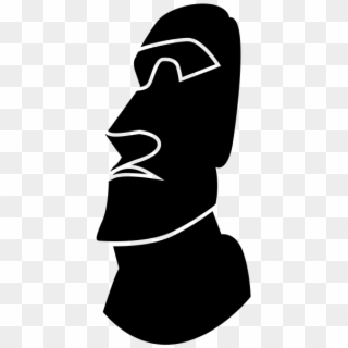 Moai - Moai Statue Head Icon Png Clipart