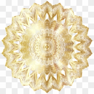 Circle Color Mandala Line Art Golden Sun - Golden Design Background Png Clipart