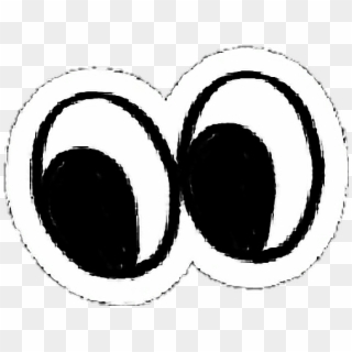 #tumblr #eyes #emoji #blackandwhite #ojos #mirada #remixit - Circle Clipart