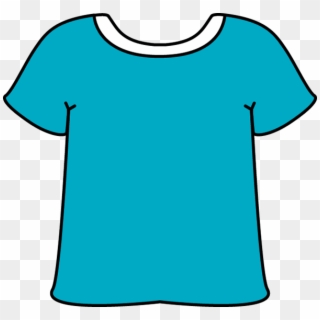 T Clip Art Images Blue Tshirt White - Blue T Shirt Cliparts Png Transparent Png